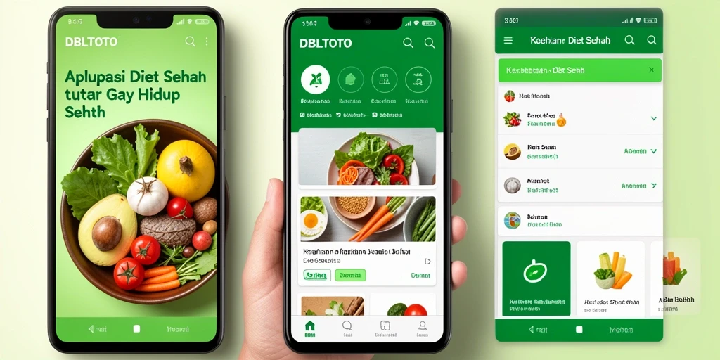 Antarmuka DBLTOTO yang menghadirkan fitur diet sehat yang mudah digunakan.