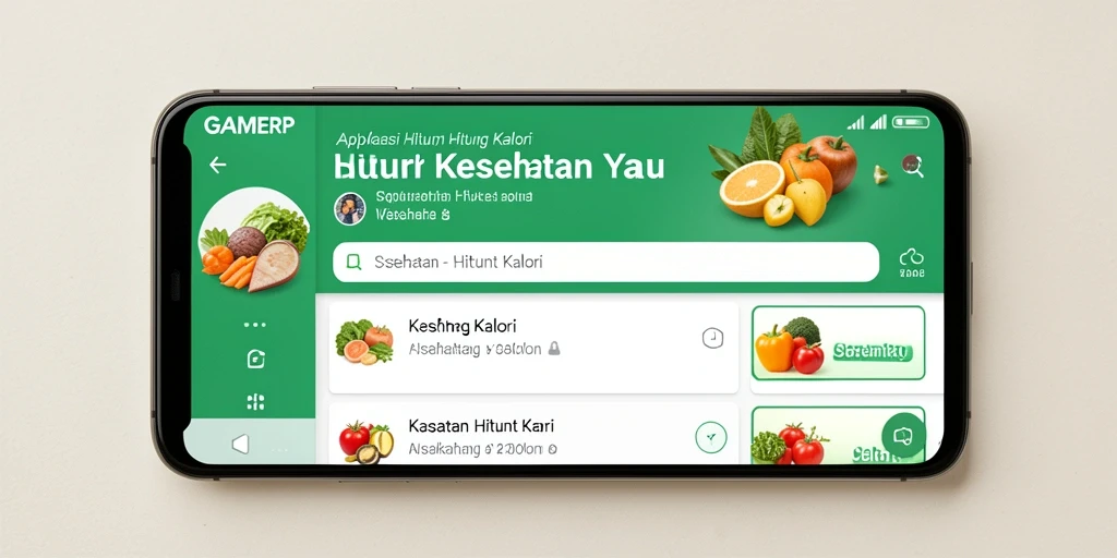 Tampilan antarmuka utama GAMERP yang ramah pengguna dan fungsional.