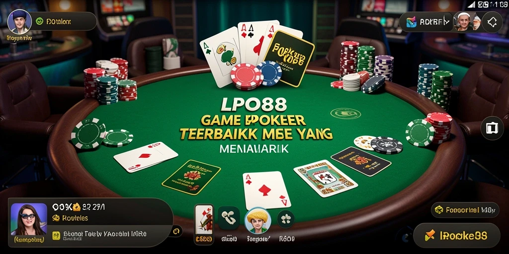 Antarmuka LPO88 yang menawan dengan berbagai permainan Poker.